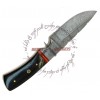 Desert Devil by Rebel Wolf Damascus Steel Classic Full Tang Bowie Knife